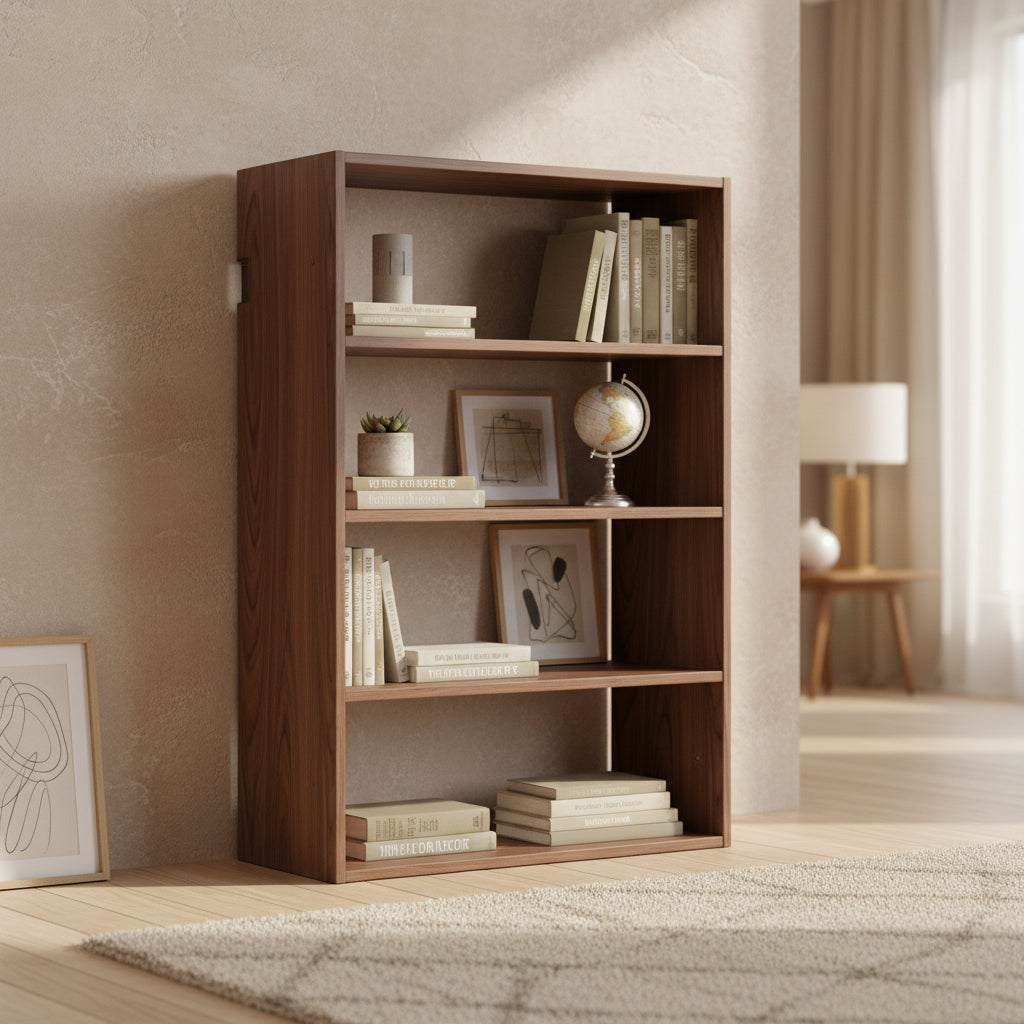 HomeStock Devi Wall Mounted Walk in Wood Closet System