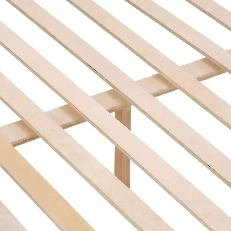 Letto a castello a due piazze con scaletta Telaio in legno con sponde alte per bambini Non è necessaria la rete a molle Robusto e salvaspazio Bianco