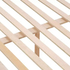 Letto a castello a due piazze con scaletta Telaio in legno con sponde alte per bambini Non è necessaria la rete a molle Robusto e salvaspazio Bianco