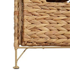 Mobile Contenitore con 6 Cesti in Giacinto d'Acqua - 18,5 x 14,6 x 39,4