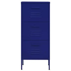 Mobile di Stoccaggio Acciaio Blu Navy Piedini Regolabili Medi - Blu Navy