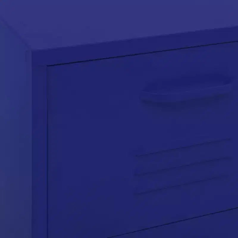 Mobile di Stoccaggio Acciaio Blu Navy Piedini Regolabili Medi - Blu Navy