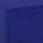 Mobile di Stoccaggio Acciaio Blu Navy Piedini Regolabili Medi - Blu Navy