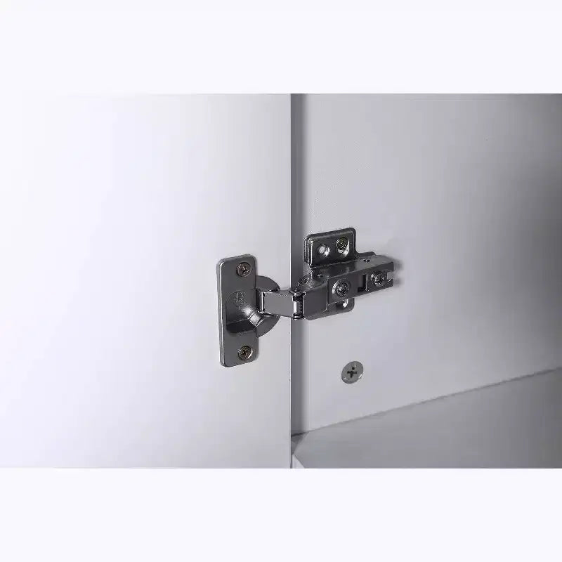 Mobile Contenitore a 4 Ante, Armadio Organizer in Legno MDF per Ufficio, Sala da Pranzo, Soggiorno, Cucina, Corridoio, Credenza Versatile Autoportante