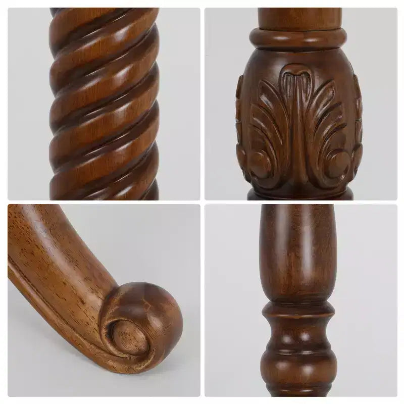 Appendiabiti da terra retrò creativo in legno massello di frassino con 8 ganci, per cappotti/cappelli/sciarpe (soggiorno/camera da letto)