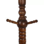 Appendiabiti da terra retrò creativo in legno massello di frassino con 8 ganci, per cappotti/cappelli/sciarpe (soggiorno/camera da letto)