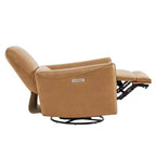 Poltrona Reclinabile Girevole con Funzione Glider e Porte USB