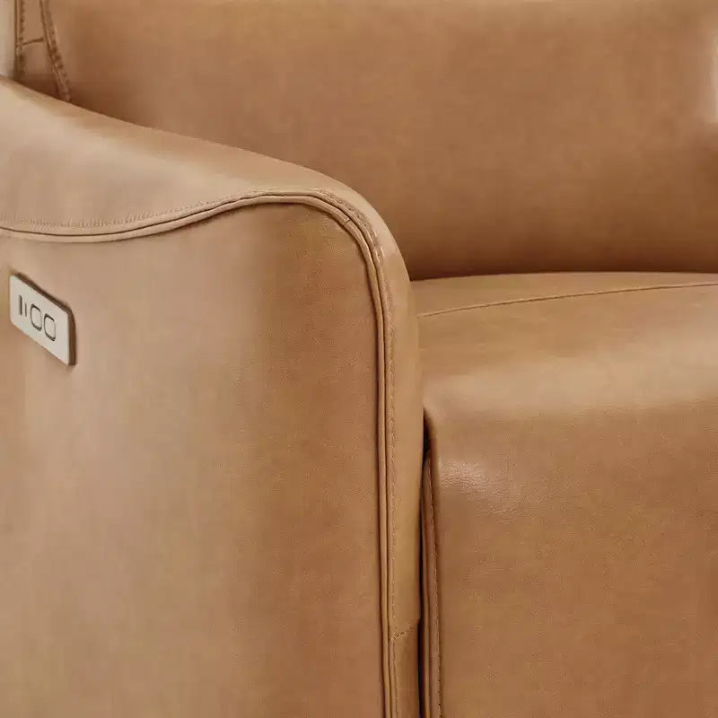Poltrona Reclinabile Girevole con Funzione Glider e Porte USB