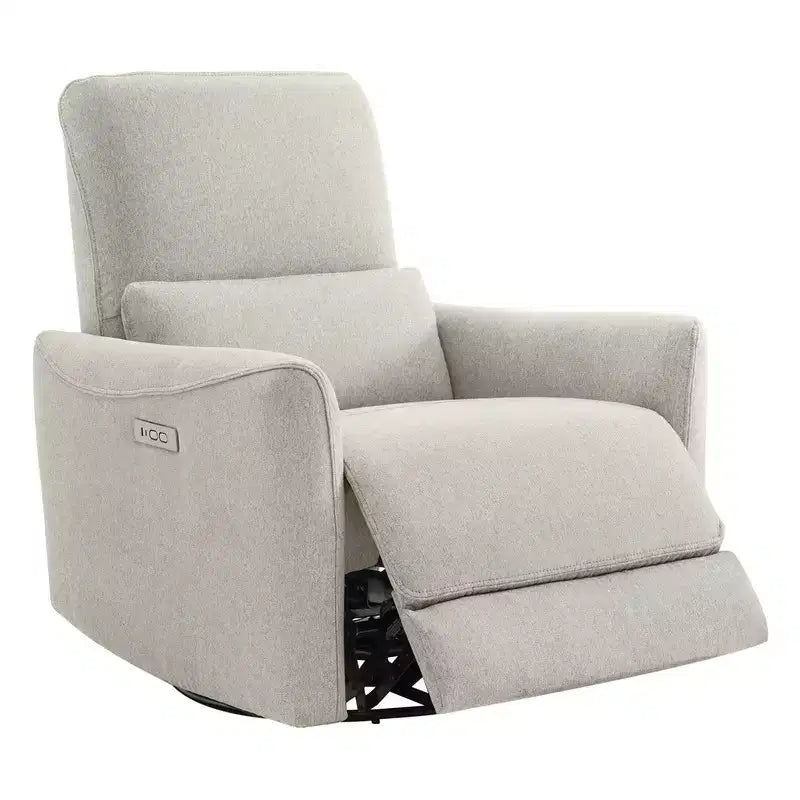 Poltrona Reclinabile Girevole con Funzione Glider e Porte USB