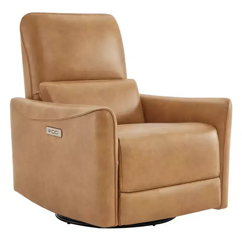 Poltrona Reclinabile Girevole con Funzione Glider e Porte USB