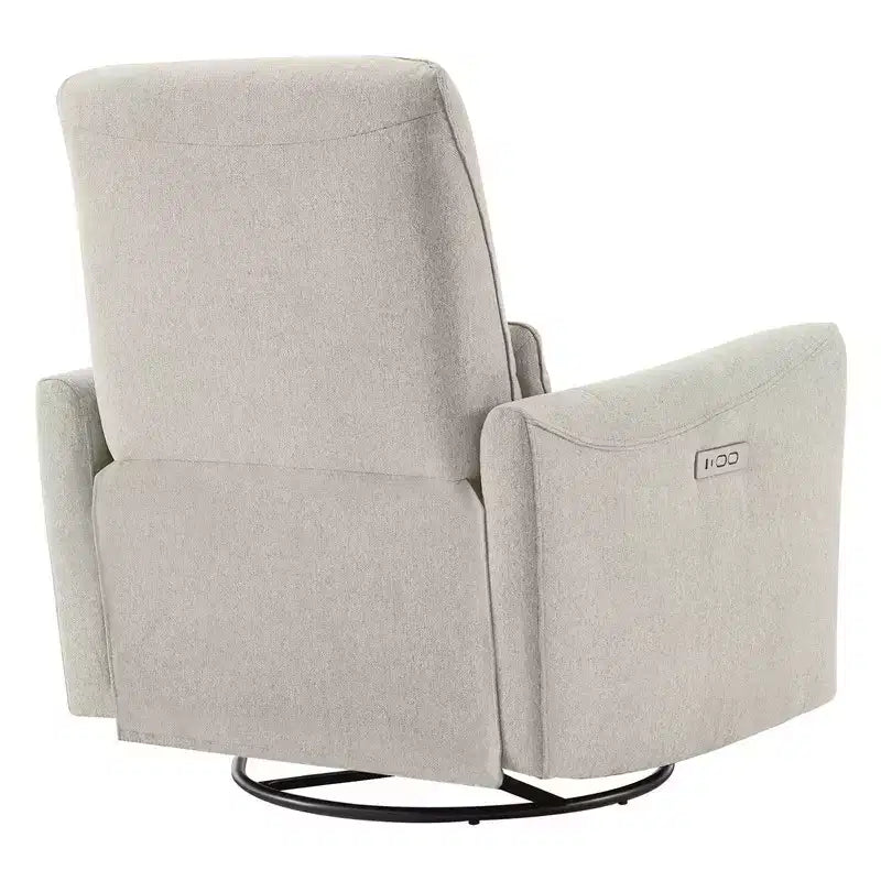 Poltrona Reclinabile Girevole con Funzione Glider e Porte USB