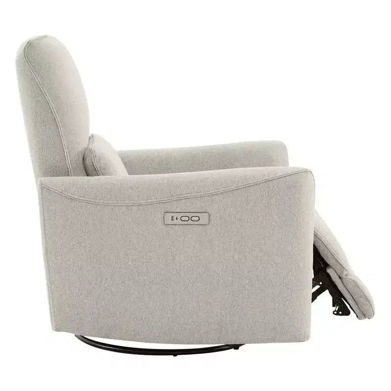Poltrona Reclinabile Girevole con Funzione Glider e Porte USB