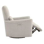Poltrona Reclinabile Girevole con Funzione Glider e Porte USB