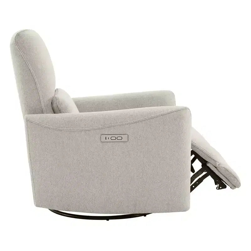 Poltrona Reclinabile Girevole con Funzione Glider e Porte USB