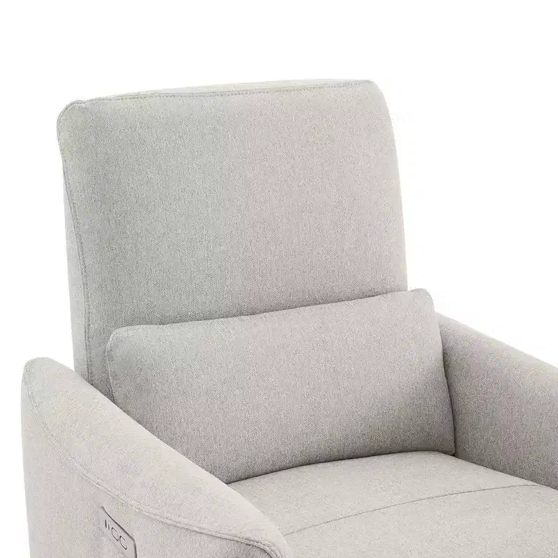 Poltrona Reclinabile Girevole con Funzione Glider e Porte USB