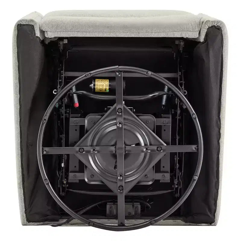 Poltrona Reclinabile Girevole con Funzione Glider e Porte USB