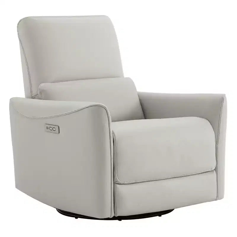 Poltrona Reclinabile Girevole con Funzione Glider e Porte USB