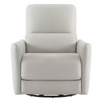 Poltrona Reclinabile Girevole con Funzione Glider e Porte USB