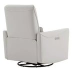 Poltrona Reclinabile Girevole con Funzione Glider e Porte USB