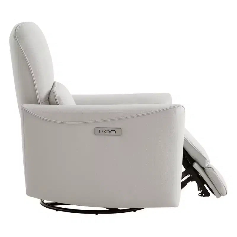 Poltrona Reclinabile Girevole con Funzione Glider e Porte USB