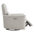 Poltrona Reclinabile Girevole con Funzione Glider e Porte USB