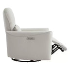 Poltrona Reclinabile Girevole con Funzione Glider e Porte USB