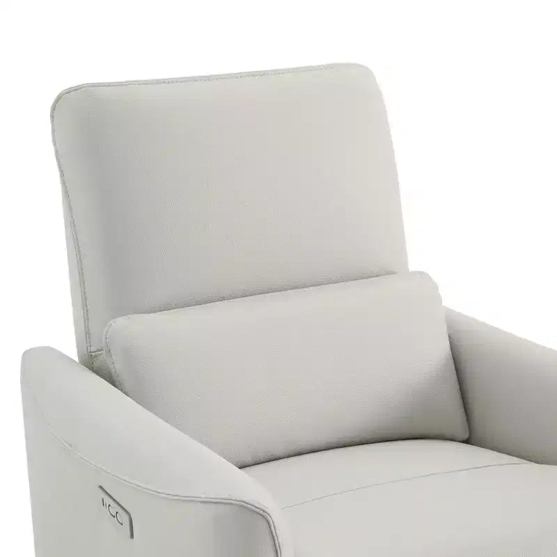 Poltrona Reclinabile Girevole con Funzione Glider e Porte USB