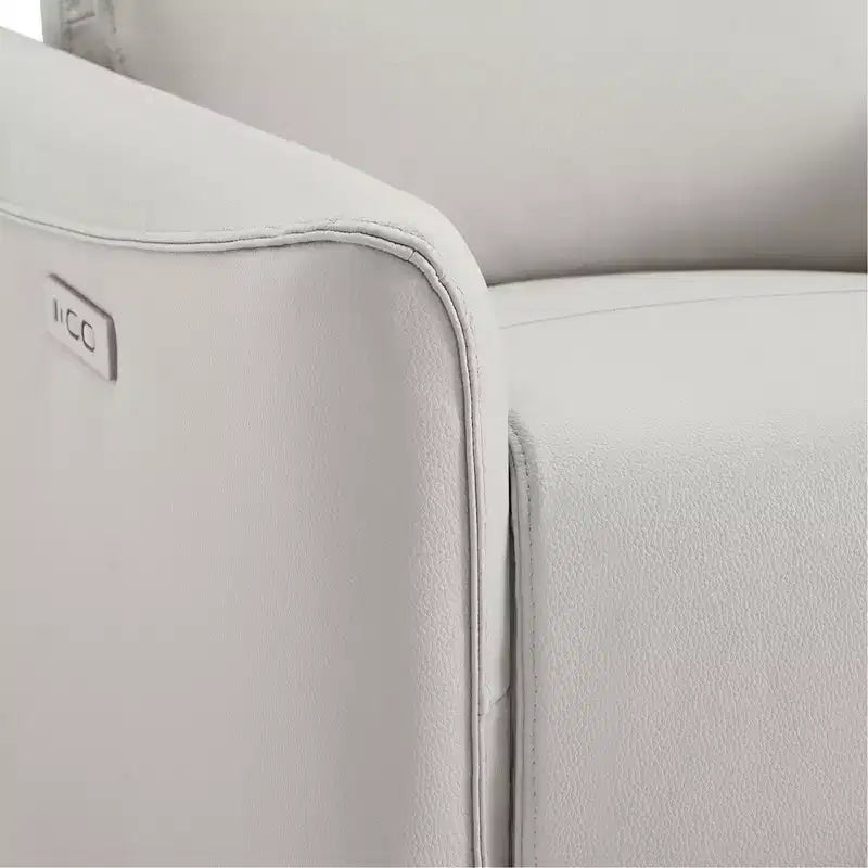 Poltrona Reclinabile Girevole con Funzione Glider e Porte USB