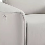 Poltrona Reclinabile Girevole con Funzione Glider e Porte USB
