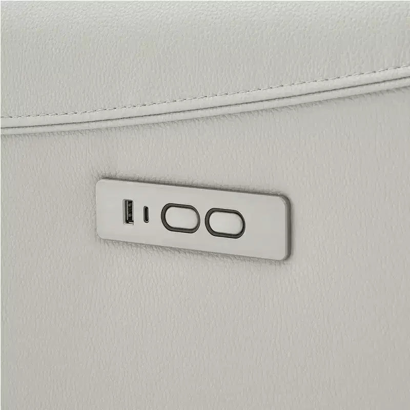 Poltrona Reclinabile Girevole con Funzione Glider e Porte USB