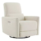Poltrona Reclinabile Girevole con Funzione Glider e Porte USB
