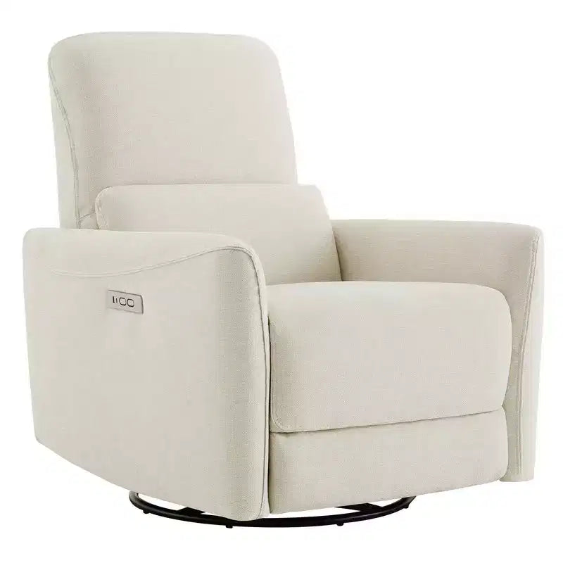 Poltrona Reclinabile Girevole con Funzione Glider e Porte USB