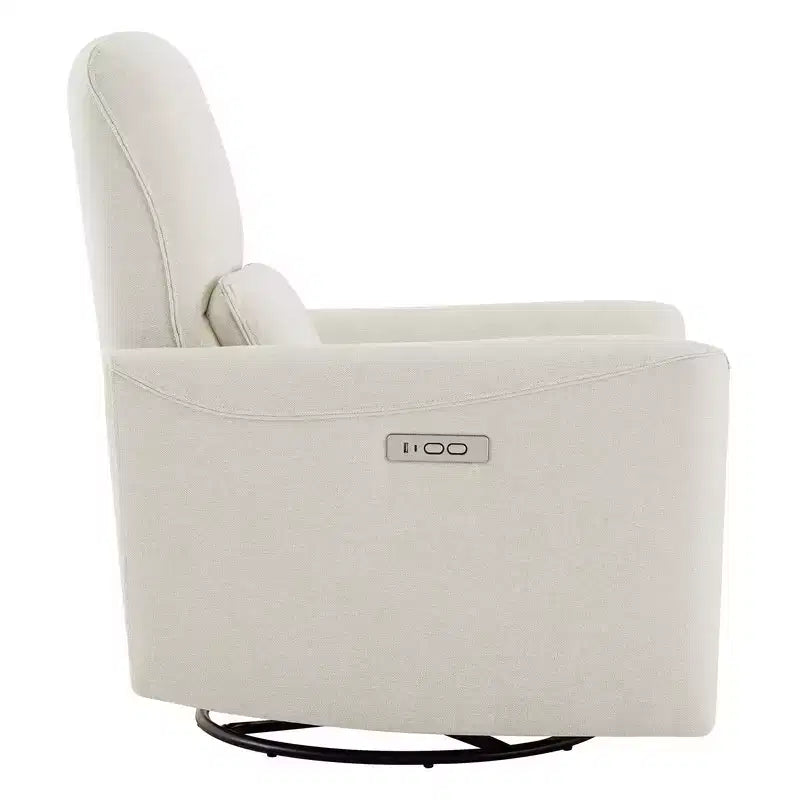 Poltrona Reclinabile Girevole con Funzione Glider e Porte USB