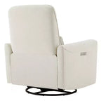 Poltrona Reclinabile Girevole con Funzione Glider e Porte USB