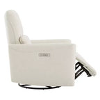 Poltrona Reclinabile Girevole con Funzione Glider e Porte USB