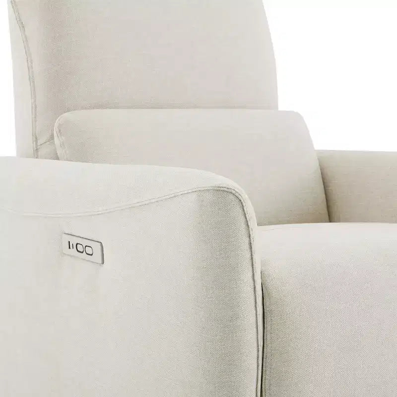 Poltrona Reclinabile Girevole con Funzione Glider e Porte USB
