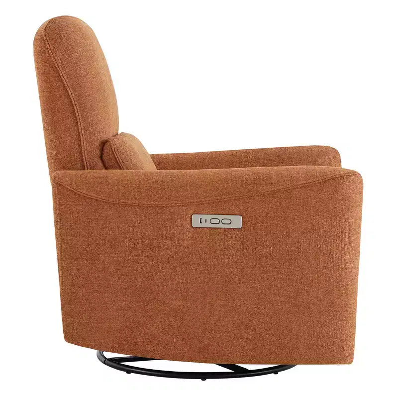 Poltrona Reclinabile Girevole con Funzione Glider e Porte USB