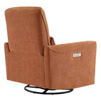 Poltrona Reclinabile Girevole con Funzione Glider e Porte USB