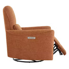 Poltrona Reclinabile Girevole con Funzione Glider e Porte USB