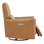 Poltrona Reclinabile Girevole con Funzione Glider e Porte USB