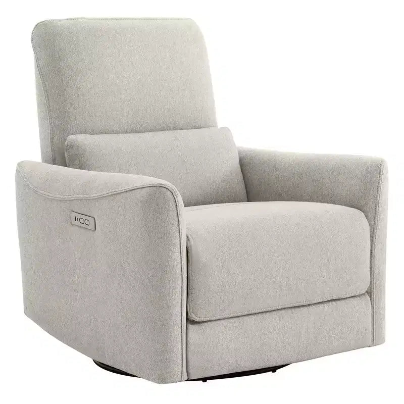 Poltrona Reclinabile Girevole con Funzione Glider e Porte USB