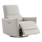 Poltrona Reclinabile Girevole con Funzione Glider e Porte USB