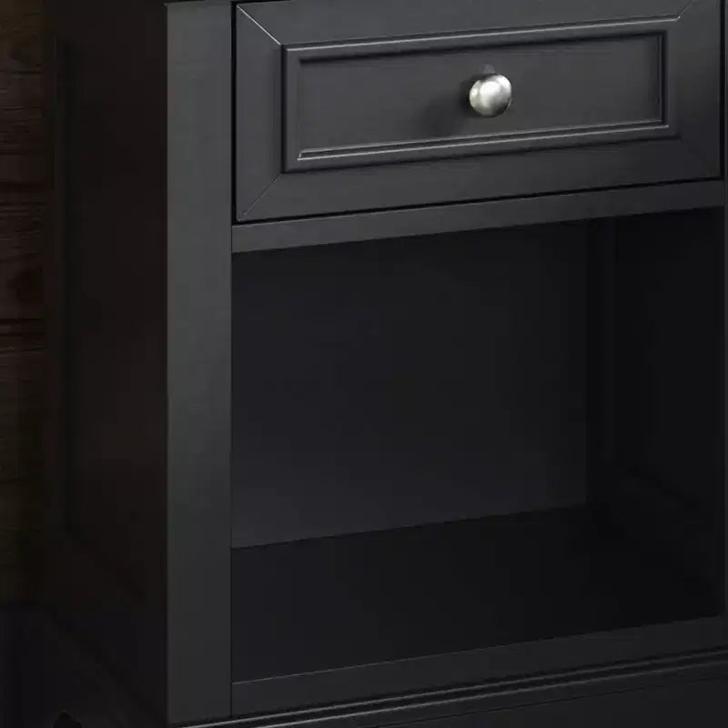Comodino Bedford Nero - Home Styles