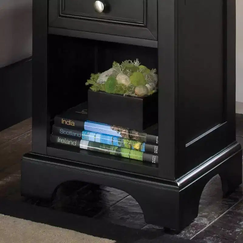 Comodino Bedford Nero - Home Styles