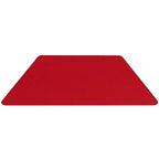 Tavolo attività mobile regolabile laminato HP grigio trapezoidale 22.5x45