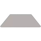 Tavolo attività mobile regolabile laminato HP grigio trapezoidale 22.5x45