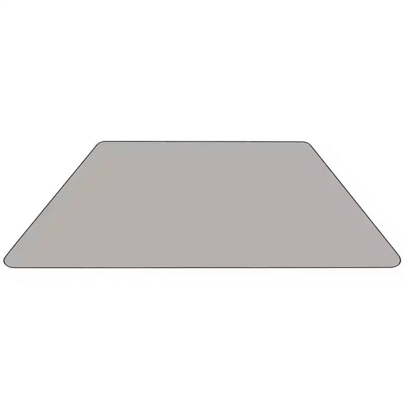 Tavolo attività mobile regolabile laminato HP grigio trapezoidale 22.5x45