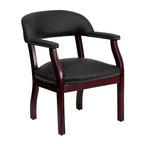 Sedia per conferenze Emma e Oliver con borchie decorative