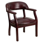 Sedia per conferenze Emma e Oliver con borchie decorative