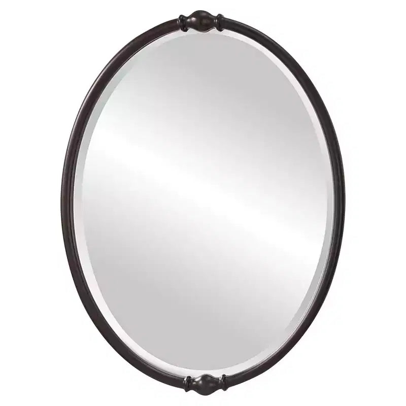 Generation Lighting Dannis 32 3/4 Oil-Rubbed Bronze Oval Wall Mirror